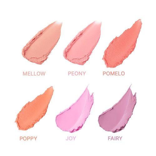 DEARDAHLIA Petal Blur Cream Blush (Mellow) - Soft-Blur Vegan Blush with Lightweight, Cloud Melting Texture, High-Pigment, Long-Lasting, Buildable, Cream to Powder Finish. Sensitive Skin Friendly. 4g