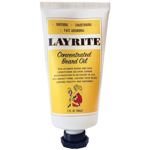 Layrite Beard Oil - Concentrated Formula for Soft, Healthy Facial Hair | 2 Fl Oz