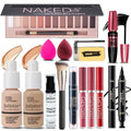 Matte Color Eyeshadow Makeup Kit with 12 Shades - Full Face & Gift Set