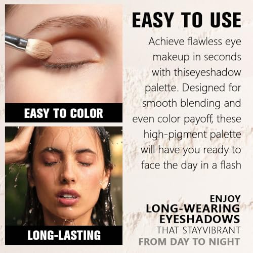 Eggplant Matte Single Eyeshadow - 0.05 Ounce, Blendable Waterproof Vegan Makeup