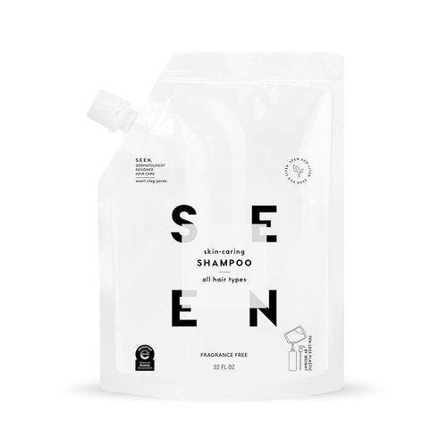 SEEN Shampoo Eco-Refill - Fragrance-Free, Non-Comedogenic Formula for Sensitive Skin | Dermatologist-Developed