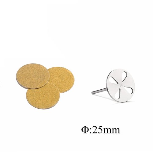 150pcs Sandpaper Disc and 1pcs Metal Bit, 3/32 Shank Replaceable Pedicure Sanding Disc Bit for Dead Skin Callus Removal Electric Foot File Tools