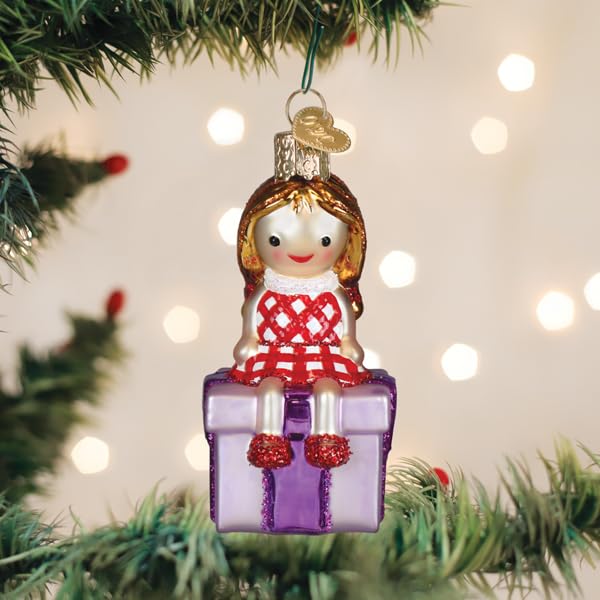 Misfit Doll Glass Ornament for Christmas Tree Handcrafted Holiday Decoration Rudolph Collection