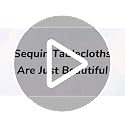 Black Sequin Square Tablecloth 72x72 Inches Wedding Party Decor Overlays
