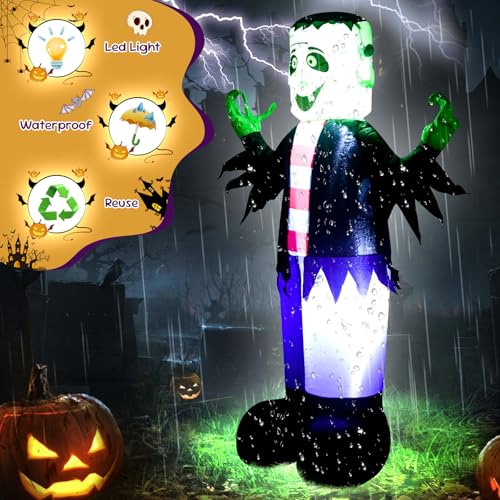 3.5FT Monster Halloween Inflatable Decoration with LED Light - Koke Variation