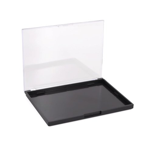 Skiennix Magnetic Makeup Palette - Empty Eyeshadow Storage Box with 60 Adhesive Stickers | 7.87” x 5.51”