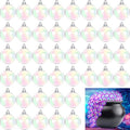 50 PCS Iridescent Plastic Halloween Balls - 2.36 Inch Bubble Decorations for DIY Cauldron & Party