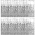 25-Pack Silver Foil Fringe Curtains - Tinsel Party Backdrops & Decorations