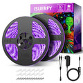 IP65 Waterproof Black Light Strip 40FT UV LED for Glow Parties Halloween Outdoor Indoor
