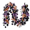 Halloween Garland with Lights - 6ft Autumn Decor for Mantel & Party