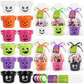 Halloween Plastic Pumpkin Candy Buckets Gift Set - 24 Pcs, 6 Colors (Variation of THIS listing)