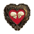 Dark Heart Skull Resin Sculpture - Gothic Home Decor, Unique Gift, Variation of Skull