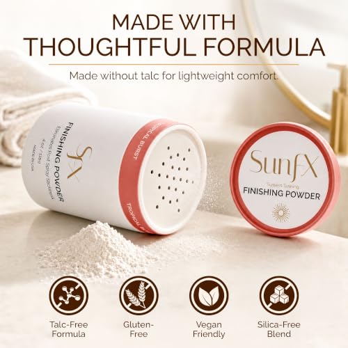 SunFX Setting Powder Tropical Burst 4oz Post-Tan Finishing Veil - Translucent Shimmer