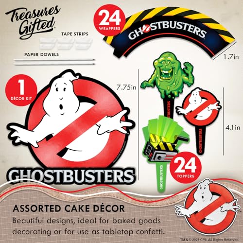 Ghostbusters Party Supplies Set - Serves 16 Guests, Decorations & Dinnerware, Birthday & Halloween