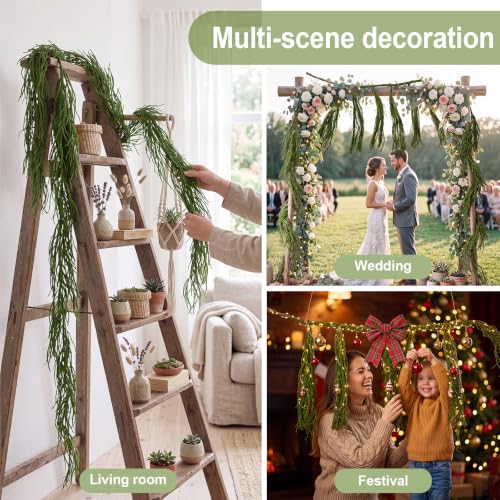 Elegant 55-Inch Artificial Bendable Tree Branches with DIY Moss - 3 Pack