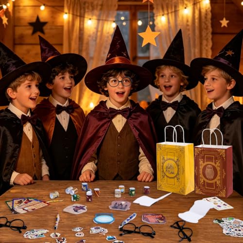 Wizard Party Favors Set 134 Pieces for Kids Birthday & Halloween
