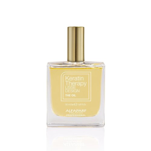 ALFAPARF MILANO Keratin Hair Oil - Frizz Control & Heat Protection Serum - Smooths & Adds Shine (1.69oz)