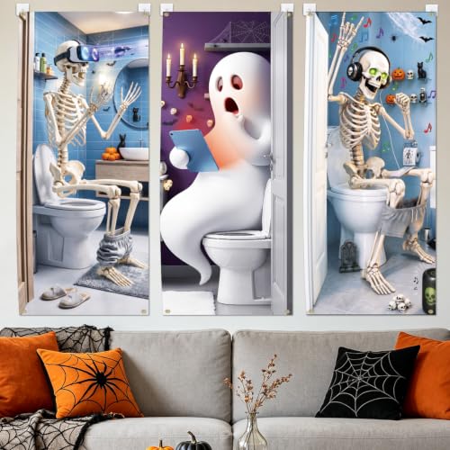 Halloween Ghost Door Cover Movie Night Variation of THIS listing