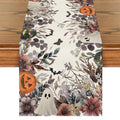 Halloween Table Runner 13x108 Inch Home Party Decor Beige Brown