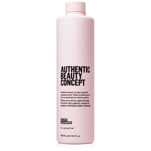 Authentic Beauty Concept Glow Cleanser - Preserves Color & Seals Cuticle for Color Treated Hair | Vegan & Sulfate-Free