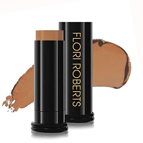 Flori Roberts Base Strokes Crème Foundation Stick - Full Coverage for Deeper Skin Tones | Long-Lasting Natural Finish