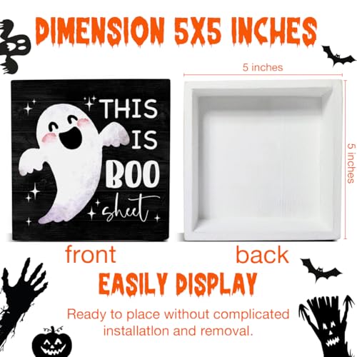 Halloween Decorations Sign Cute Halloween Wood Sign - Variation of THIS