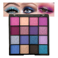 Purple Eyeshadow Palette Matte Glitter Goth Eye Makeup - 16 Shades - K'APEINE