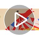 Circus Carnival Party Decorations Set with Red Fringe Curtain and Banners