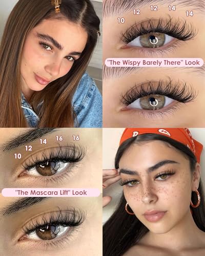 C-Wispy 3D Lash Clusters Natural Fluffy Eyelash Extensions - Wispy & Lightweight