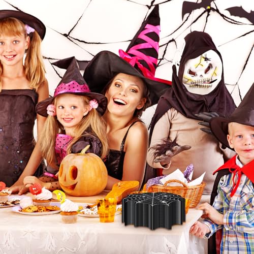 Halloween Spiderweb Paper Napkins Bulk 3-Ply Party Table Decor 100 Pack