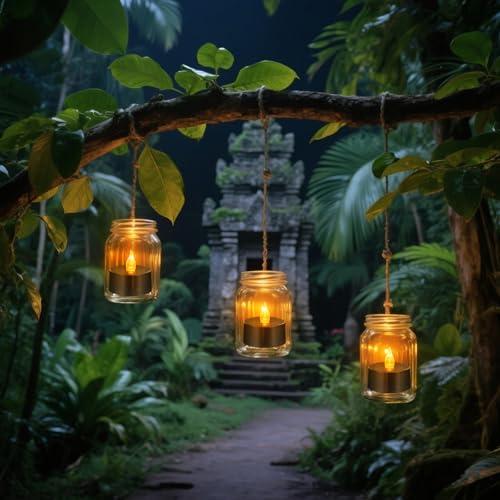 Battery Operated Flameless LED Tea Lights 50 Pack - Black Base, 200+ Hours
