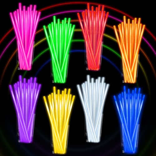 800 Pack Glow Sticks Bulk Party Supplies for Kids Adults - Neon, Halloween, Birthday, Wedding
