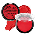 Red Oil-Based Face & Body Painting Foundation for Halloween SFX - Waterproof, Full Coverage, Long-lasting