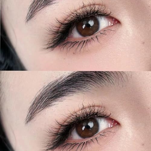 Sunniess 3D Faux Mink Eyelashes - Black + Pink, Wispy Fluffy Volume Lashes