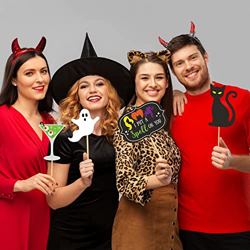 Halloween Photo Booth Props Set of 30 - Fully Assembled Party Decorations - Variation of THIS listing