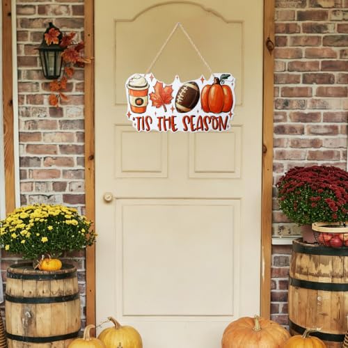 Fall Wooden Sign for Home & Front Door Decor - Season02