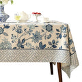Bilin Gaier Suqing A Designer Linen Square Tablecloth 67x67 Inches