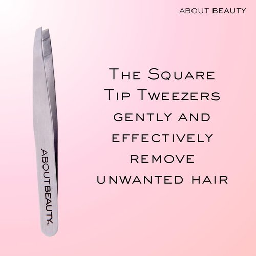 About Beauty Folding Purse Pack - 3 Beauty Groomers and Stowaway Pouch, Includes Folding Facial Razor, Square Tip Tweezers and Folding Nail File, Made with Japanese Steel