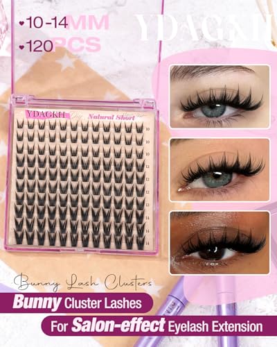 Eyelash Clusters Short 10-14mm Spiky Wispy Style - V Short 01