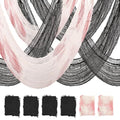 Halloween Creepy Cloth Set - 6 Pack Black & Red 30x72 Inch Decor