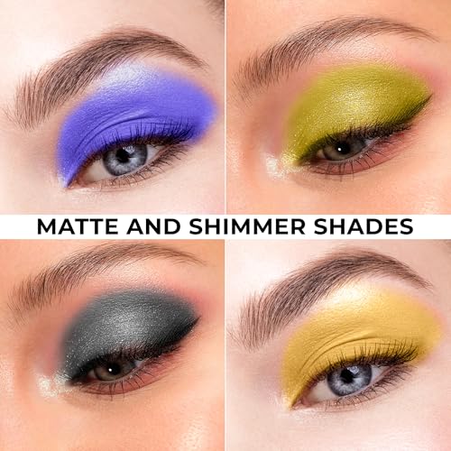 Dreamscape 21 Shade Eyeshadow Palette with Brush - Cosmic Colors & Long-Lasting Finish