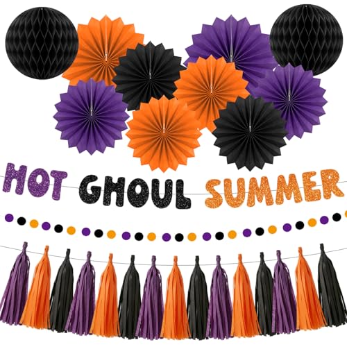Halloween Summer Party Decorations Set - 26 Pieces for Spooky Events