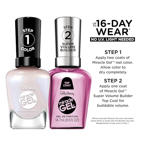 Nail Polish - Sally Hansen Miracle Gel Supercharged Glam Collection - 0.5 Fl Oz - Chic's in Charge - Variation 231