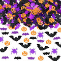 Halloween Confetti Decorations - Spiders, Bats & Pumpkins Table Scatter Set