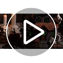 Lighted Halloween Village House with LED Lights - Haunted House Decor, Spooky Tabletop Display