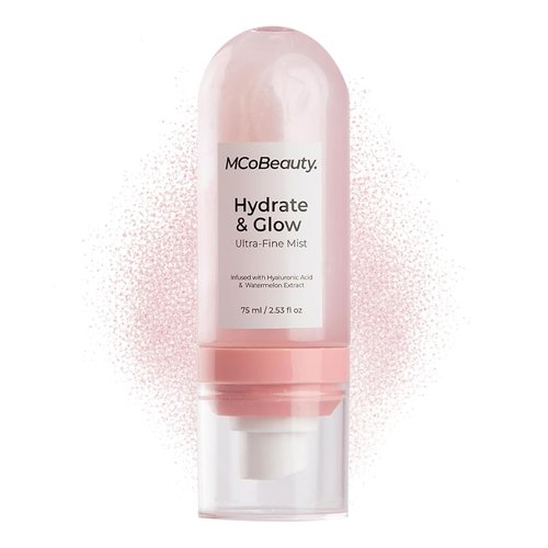 MCoBeauty Hydrate & Glow Mist - Ultra-Fine Hydrating Face & Body Spray with Hyaluronic Acid | Vegan & Cruelty-Free
