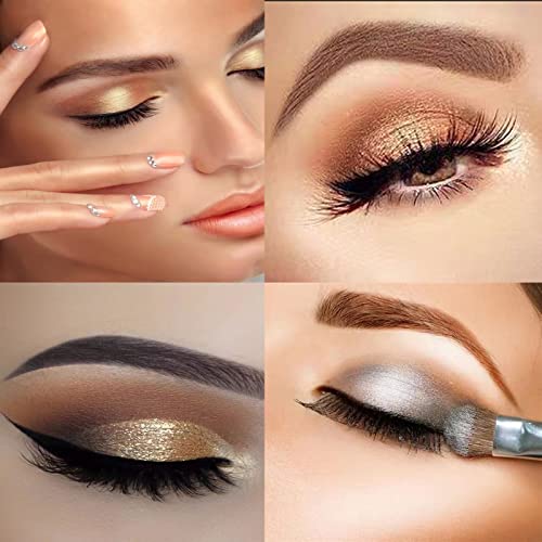Sparkle Eyeshadow Palette #05 - 6 Glitter Neutral Colors Waterproof & Long Lasting