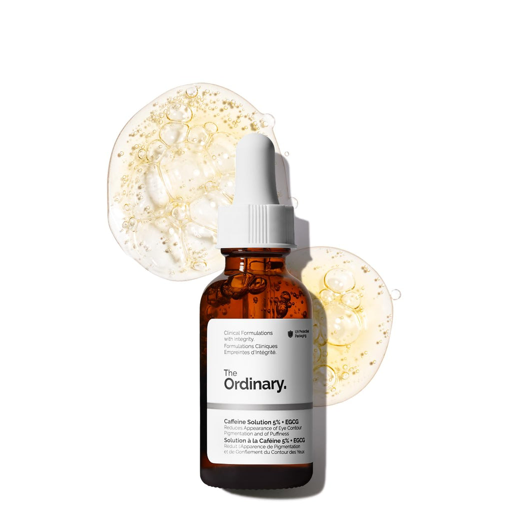 The Ordinary Caffeine Solution 5% + EGCG - Depuffing Eye Serum for Dark Circles & Tired Eyes
