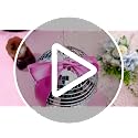 7 Inch Mirror Disco Ball with Pink Bow - Retro Party Decor for Events & Home