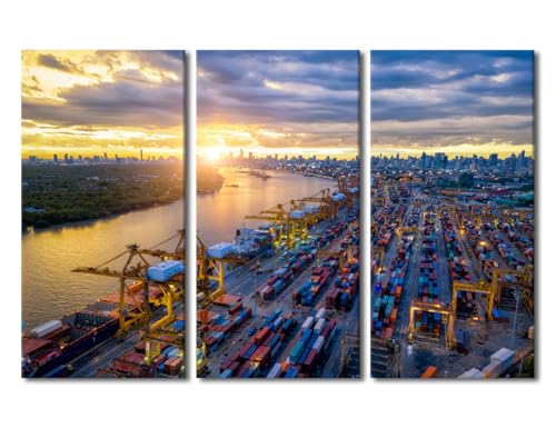Shipping Container Wall Art Canvas Prints - 42x28 Inches Variation of THIS Listing